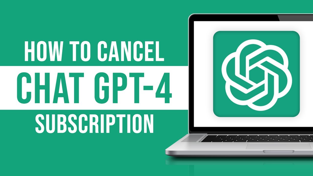 How to cancel chatgpt 4 subscription tutorial youtube