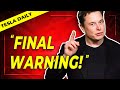 Elon Musk Gives “Final Warning” + Leaked Email, Giga Berlin & Texas Updates