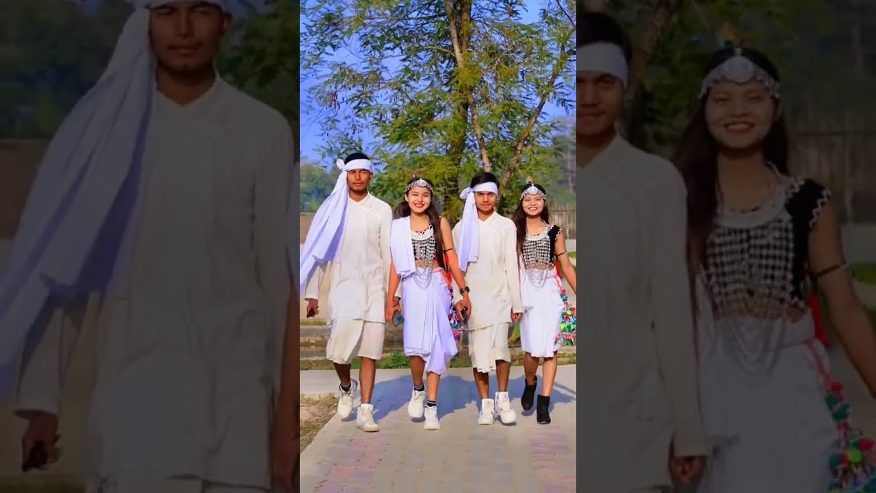 beautiful Tharu Cultural Dress 