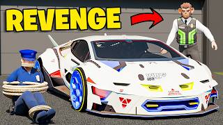 I Became a FAKE COP to Steal Back my GUNDAM LAMBORGHINI sa GTA 5