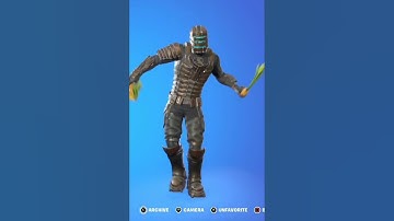 The Perfect Girl Isaac Clark Skin Showcase with Icon Series Dances & Emotes | Fortnite X Dead Space