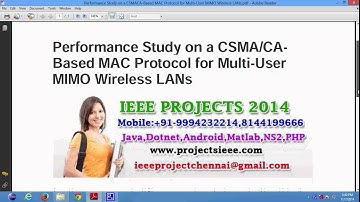 Performance Study on a CSMACA Based MAC Protocol for Multi User MIMO Wireless LANs