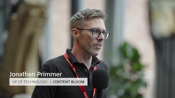 Testimonial by Jonathan Primmer from Content Bloom|Adobe Experience Manager Guides Meetup Mainz 2025