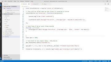 006 - Sending Stream of Messages from Server to Client over Websockets [WebSockets]
