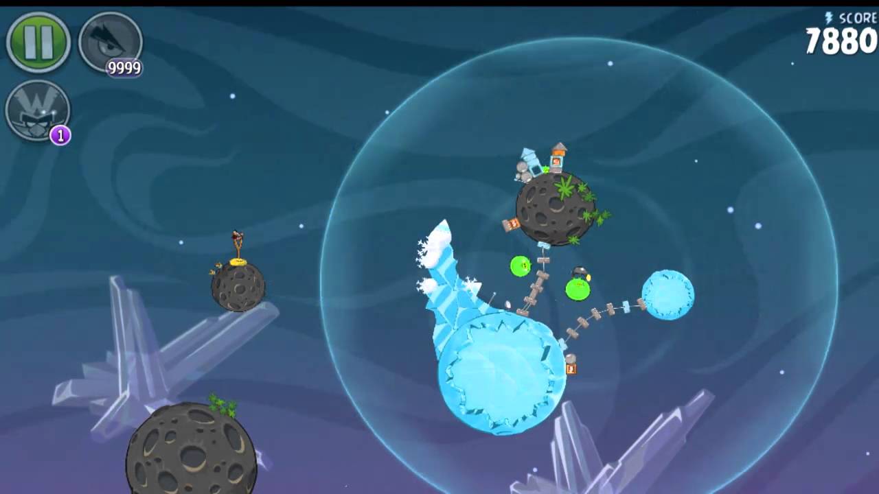 Angry Birds Space HD Cold cuts All levels