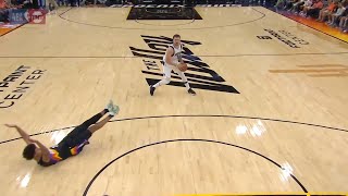 Luka Doncic with the most insane Ankle Breaker and has 27 Points in the first half🔥 !