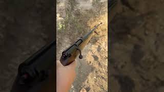 bolt action shotgun VS soda #airsoft #asmr #shorts