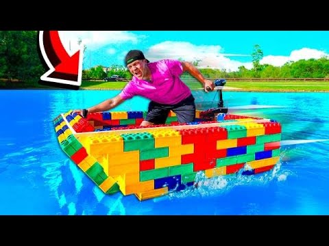 fastest boat wins $10,000! boat build challenge - youtube