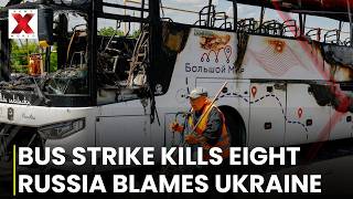 Russia Accuses Ukraine Of Killing Eight Civilians In Drone Strike On Passenger Bus | NewsX World