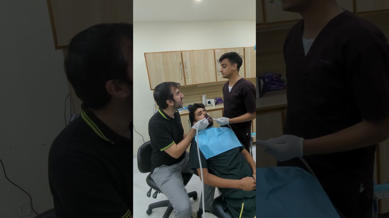 I never scold him in front of a patient 