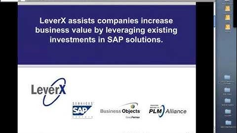 SAP PLM 7.0 Release - Value, Vision and Demo video preview (04-28-09)