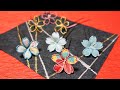 七五三・振袖・袴姿に使いやすいUピン仕立ての髪飾り/つまみ細工にプラス/ワイヤーで作る桜の作り方/彩り桜/DIY/vol.45