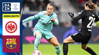 HIGHLIGHTS | Eintracht Frankfurt vs. Barcelona (UEFA Women’s Champions League 2023-24 Matchday 2)
