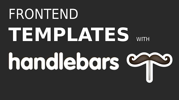 Frontend Templates With Handlebars.js