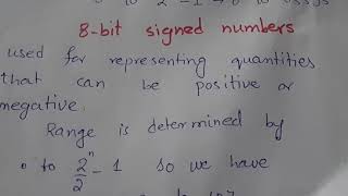 Introduction to signed and unsigned numbers in computer