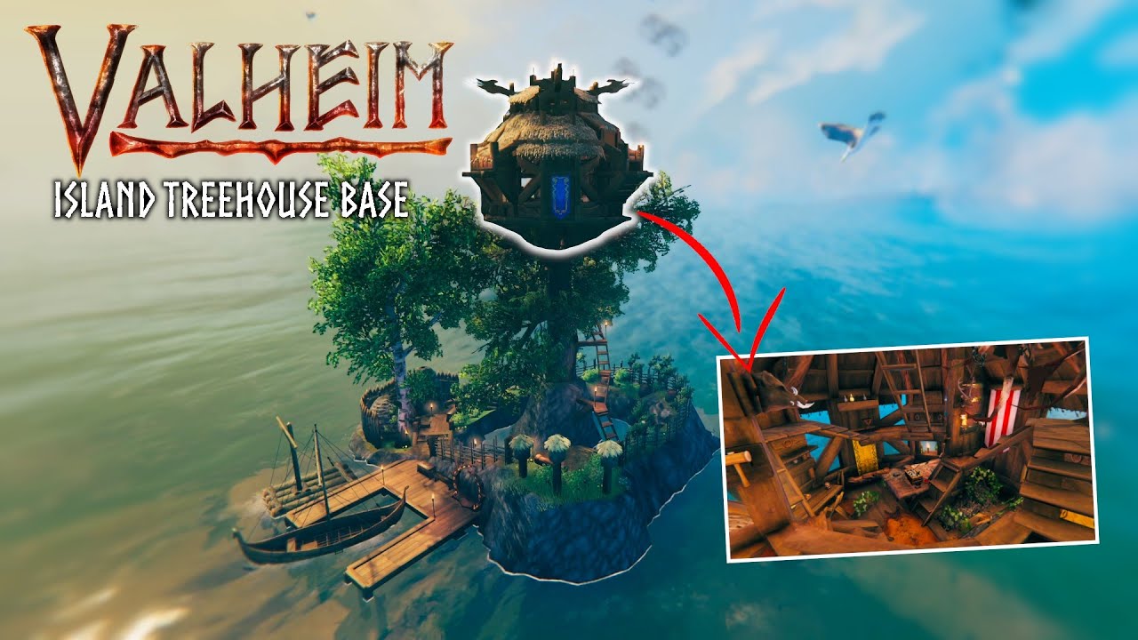 This Island Treehouse is Perfect for Early Game in Valheim