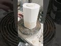 Taking off the excess plaster and cleaning up the mould #slipcast #ceramic #ceramicpottery #pottery