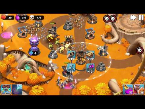 Castle Creeps TD - Chapter 16 Level 64-Lord of the Wood 3 Stars