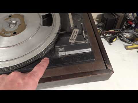 BANDEJA GIRADISCOS TURNTABLE DUAL 504 GERMANY 1977 RESTAURACION P1