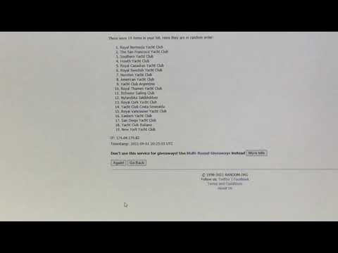 2021 IC Boat Draw