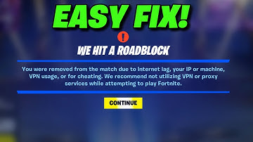 Fortnite You Were Removed from the Match due to your IP, VPN, Machine or Cheating FIX🎮✔️ 2025
