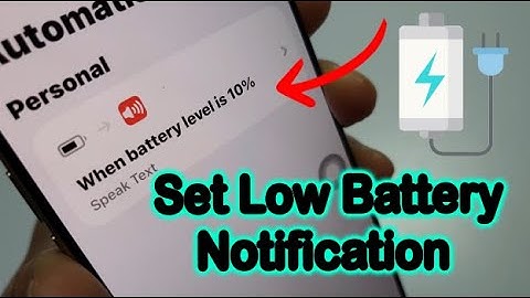 Zo stel je een melding in voor een bijna lege batterij op je iPhone 🔋 (geheime iOS-truc!)