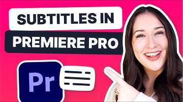 How to Add Subtitles in Premiere Pro - It takes 2 MINUTES!!