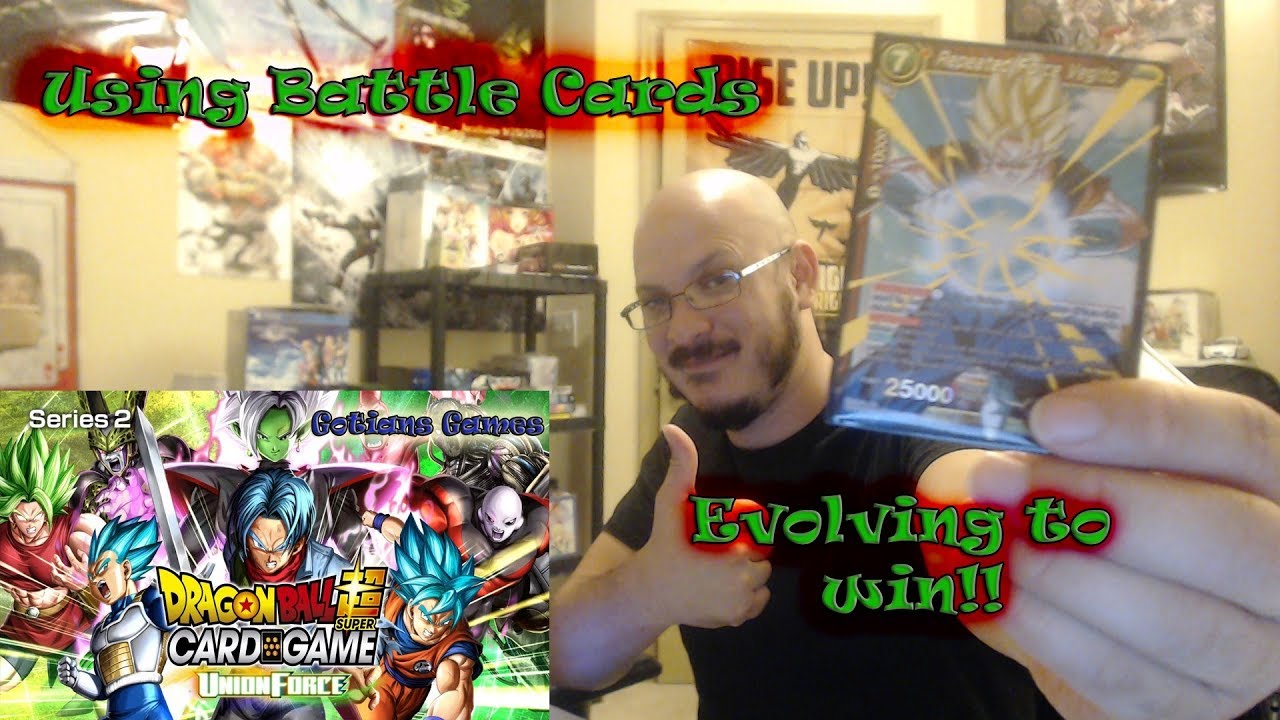 How to Play Dragon Ball Super TCG Battle Cards Explanation (How to