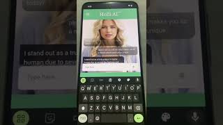Holli AI Mobile App Demo screenshot 1