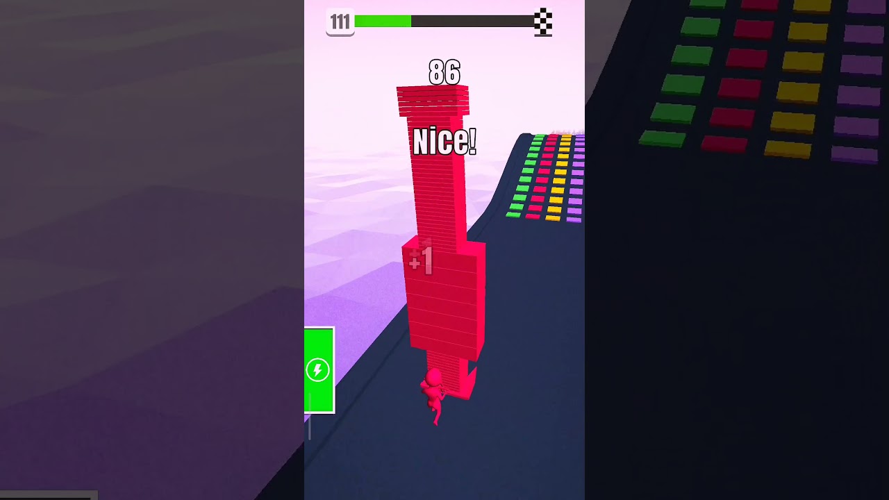 Stack Colours satisfying New Game level 306 