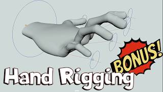 How to RIG a Hand | BONUS part #3danimation #blender #video
