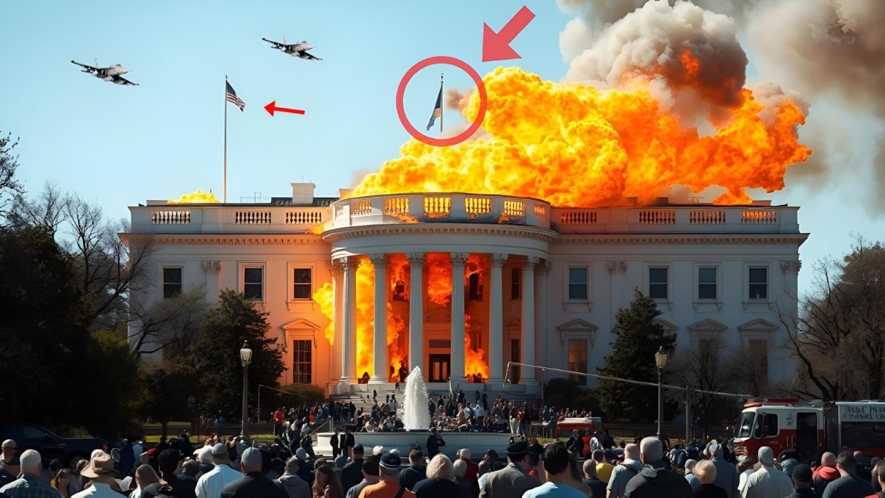 13 минут назад: президентский дворец США в Вашингтоне был разрушен российским истребителем Су-57.