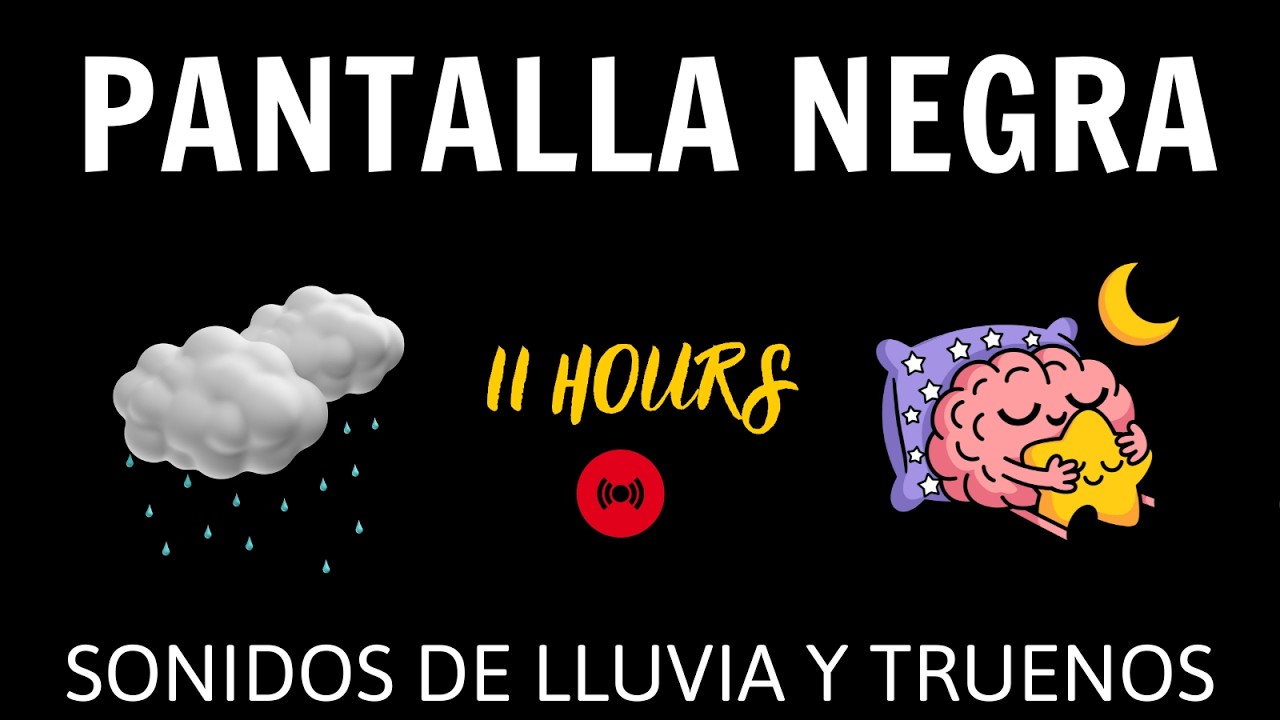 Sonidos de Lluvia y Truenos Suaves para Reducir la Ansiedad