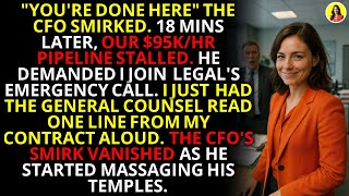 "You're Done Here," the CFO Smirked. He Terminated the Wrong Person. | Corporate Revenge