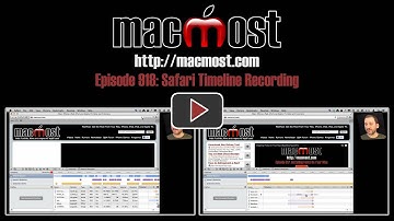Safari Timeline Recording (MacMost Now 918)