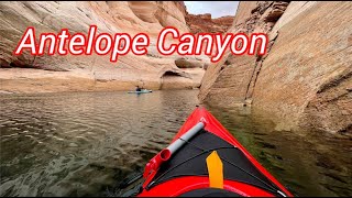 Kayaking Antelope Canyon: Lake Powell AZ