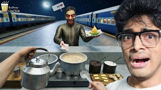 Working At an INDIAN RAILWAY STATION ☕ As a Chai Wala! (Horror Game)