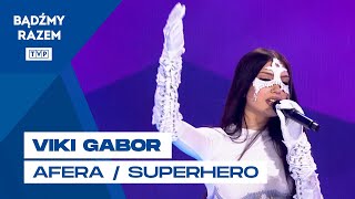 Viki Gabor - Afera / Superhero || Sylwester z Dwójką 2023
