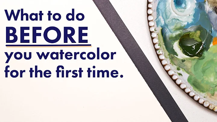 Do this BEFORE you start watercolor!