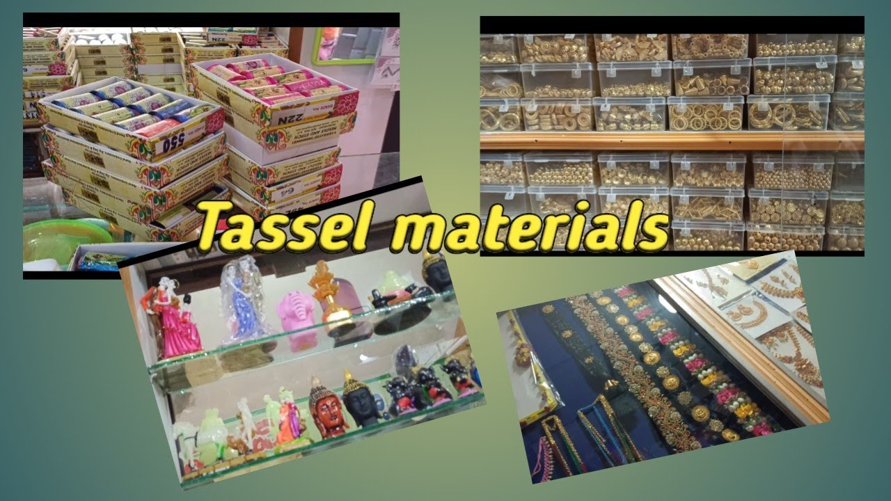 Tassel material ideas Silk threads in Telugu by Hima's creative