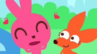 Papo Town Cartoon - The Large Slide Purple Pink Cartoon For Kids