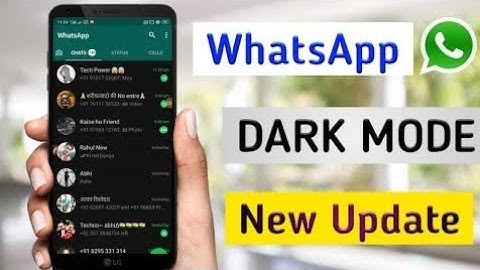 Whatsapp me dark mode kaise kare ? how to enable dark mode on Whatsapp    whatsapp dark mode android