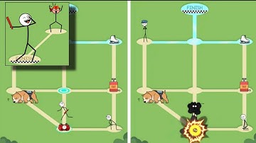 Relay Race (weegoon) Stickman Puzzle 1-30 All Levels Gameplay Android,iOS