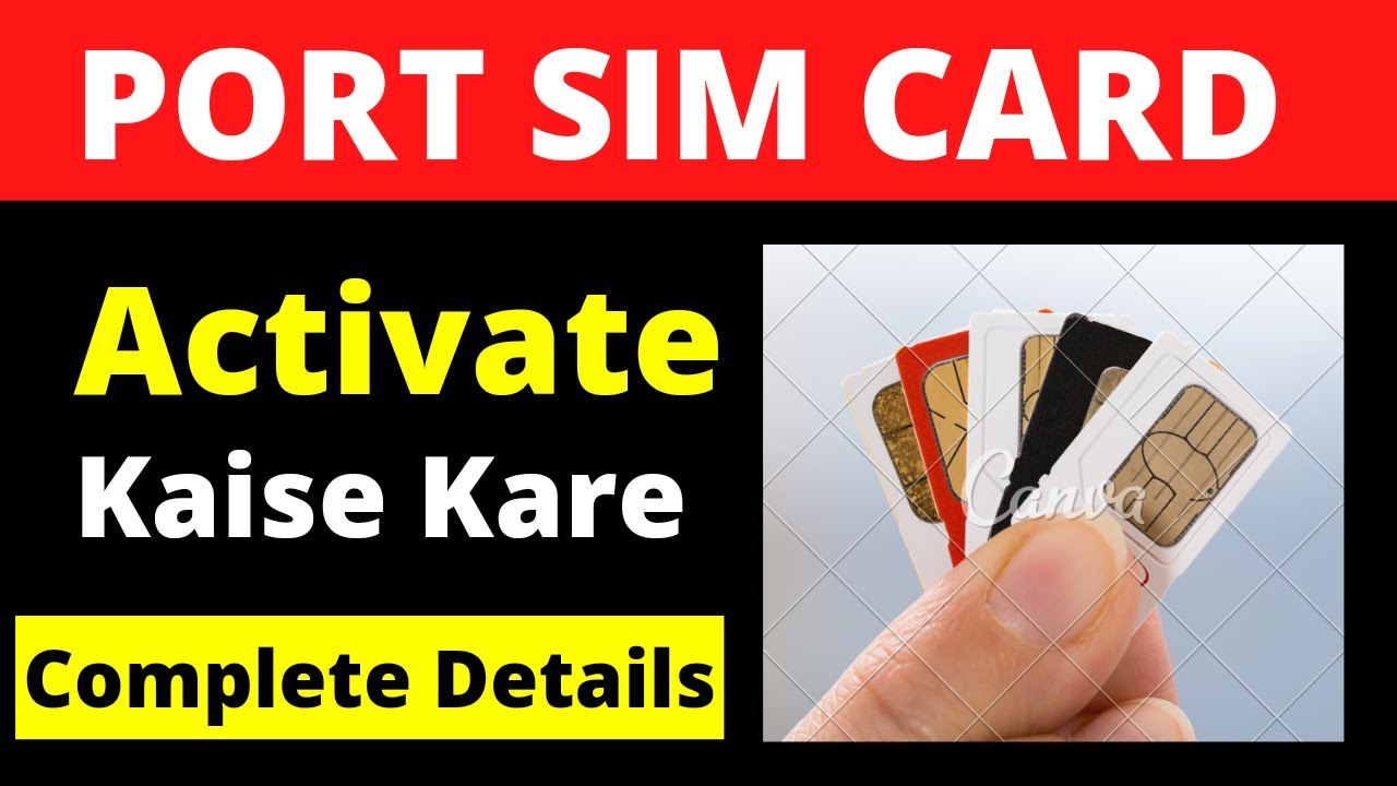 Activate SIM Card After Port| SIM Activation | Port SIM Card Activate ...