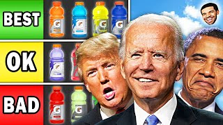 Presidents Rank Gatorade Flavors!