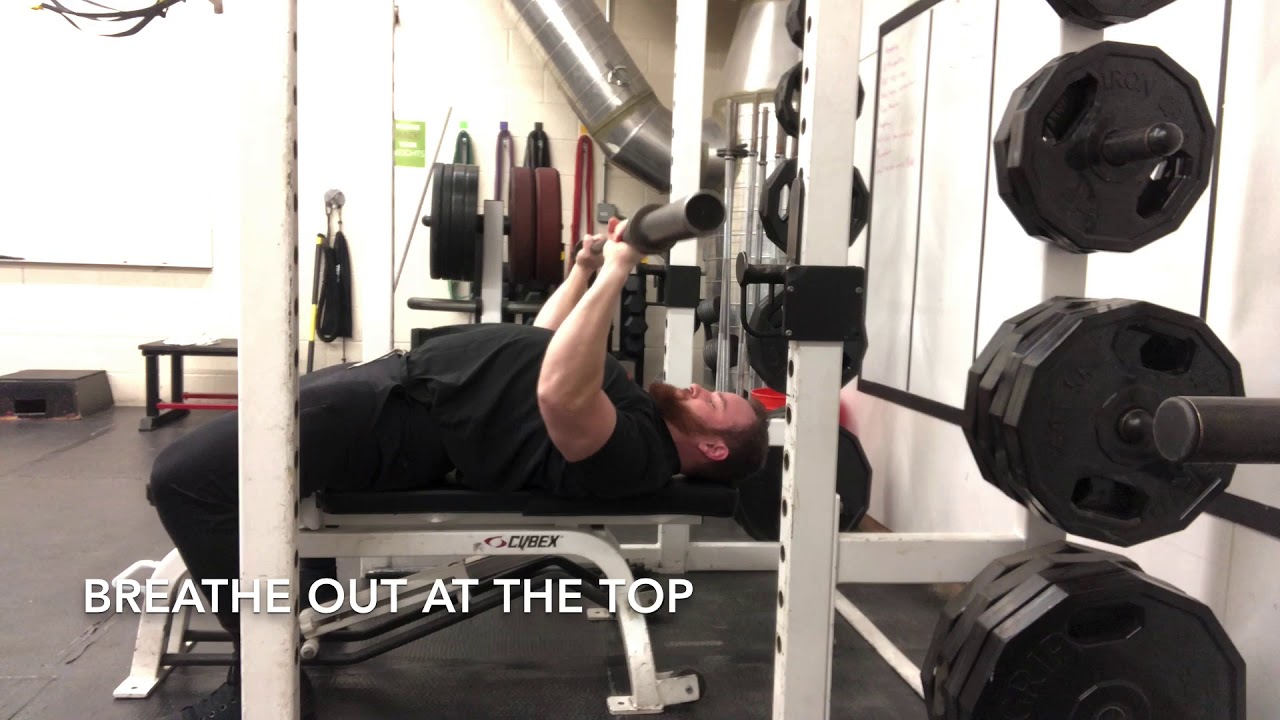 Bench Press Set Up YouTube