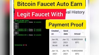 Earn Bitcoin Via Termux 2021 || Auto Claim Bitcoin Via Termux 2021||