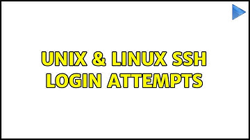 Unix & Linux: SSH login attempts