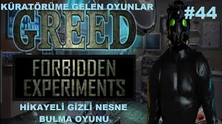 KÜRATÖRÜME GELEN OYUNLAR #44 GREED 2 FORBIDDEN EXPERIMENTS | HİKAYELİ GİZLİ NESNE BULMA OYUNU screenshot 1