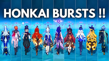 What If Genshin Characters Had Honkai Burst Animations [ Genshin Impact ]